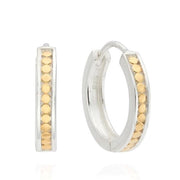 ANNA BECK Classic Small Hinge Reversible Hoop Earrings